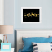 Gold Harry Potter Logo Foliendrucke (In Situ (Schlafzimmer))