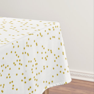 Gold hat alle in Druck-Minimalistischem Feiertag Tischdecke