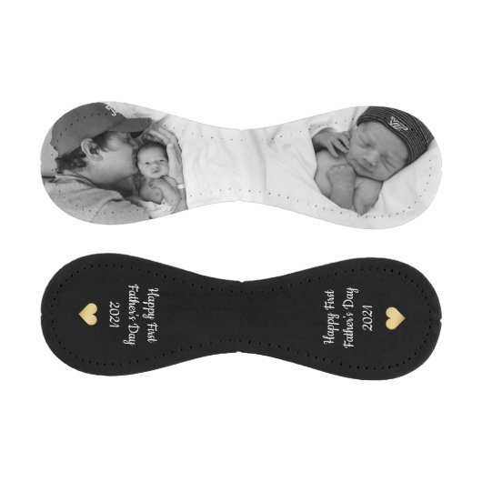 Gold Heart First Vathers Day BaseBall Keepake (Paneele)