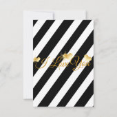 Gold Heart Foto Jubiläumskarte für Ehefrau Dankeskarte (Rückseite)