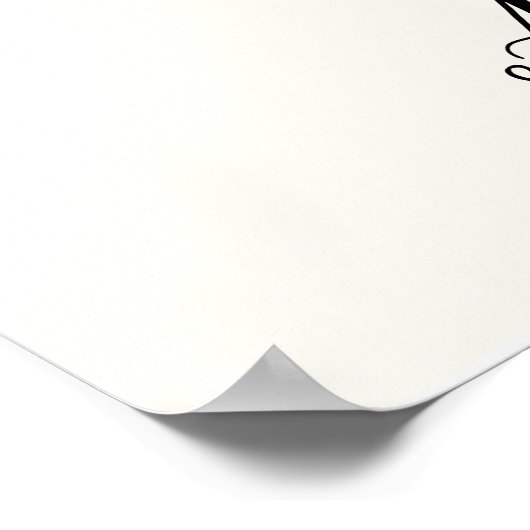 Gold Heart Frame Foto Collage Poster (Ecke)