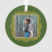 Gold Heart Frame Foto Personalisierte Geschenke We Ornament (Rückseite)