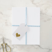 Gold Heart Geschenkanhänger (Mit Garn)