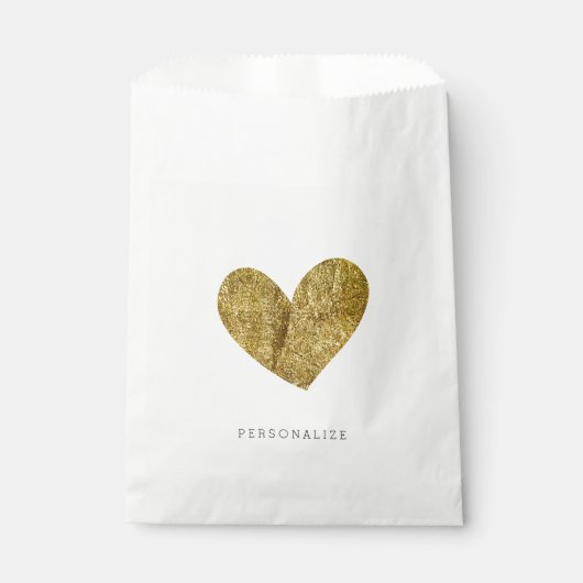 Gold Heart Geschenktütchen (Vorderseite)