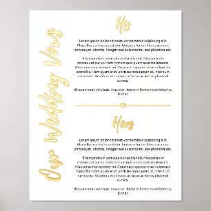 Gold Heart & Script Wedgeworben wahren Foliendrucke