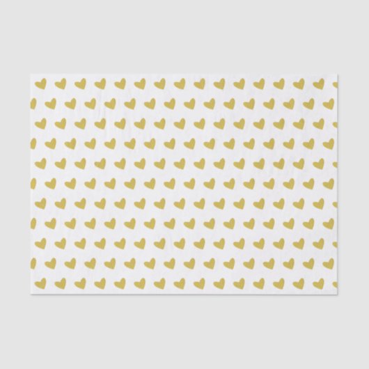 Gold Heart Seidenpapier (Vorderseite)