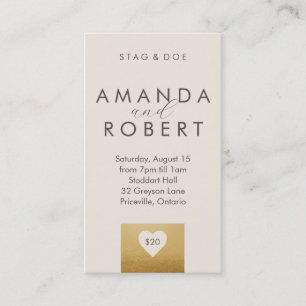 Gold Heart Stag & Dose Ticket