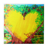 gold heart tile fliese (Vorderseite)