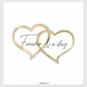 Gold Hearts Aufkleber (Blatt)