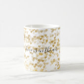 Gold Hearts Kaffeetasse (Mittel)