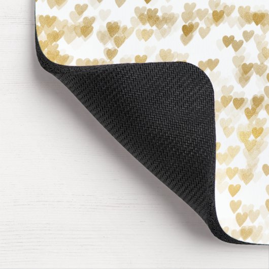 Gold Hearts Mousepad (Ecke)