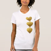 Gold Hearts T - Shirt (Vorderseite)