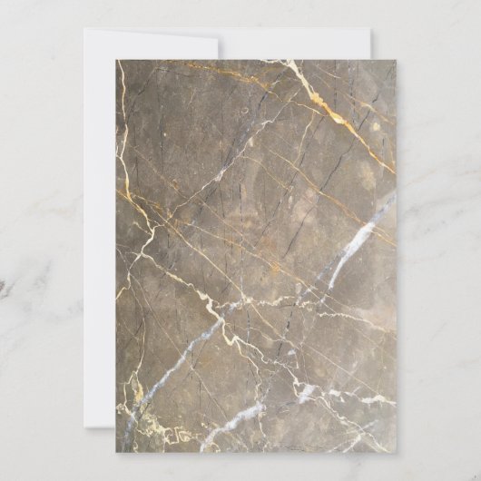 Gold-Heelse, Glas, Ballons, Marmorruhestand-Party Einladung (Rückseite)