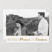 Gold, Heiraten und schöne Weihnachten Save the Dat Save The Date (Vorne/Hinten)