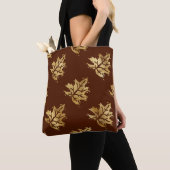 Gold Herbstmuster-Tasche Tasche (Von Nahem)