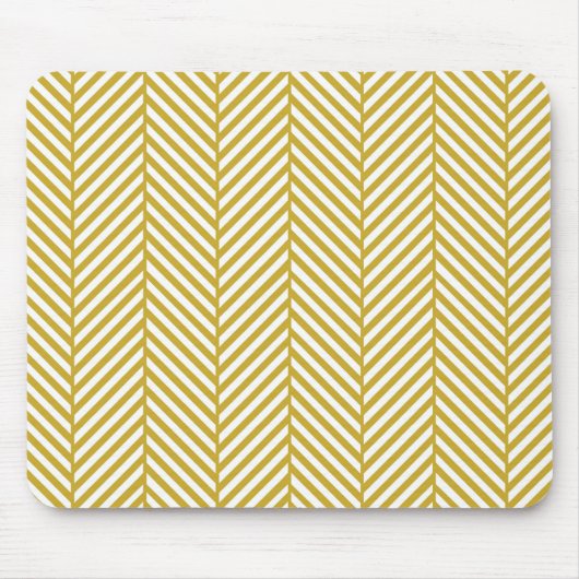 Gold Herringbone Mousepad (Vorne)