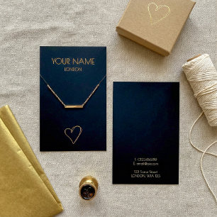 Gold-Herz-Kette oder Armband-Grafikkarte