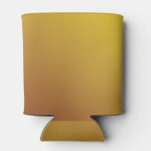 Gold Hexagon: Glitzer geometrischer Hintergrund. Dosenkühler (Rückseite)