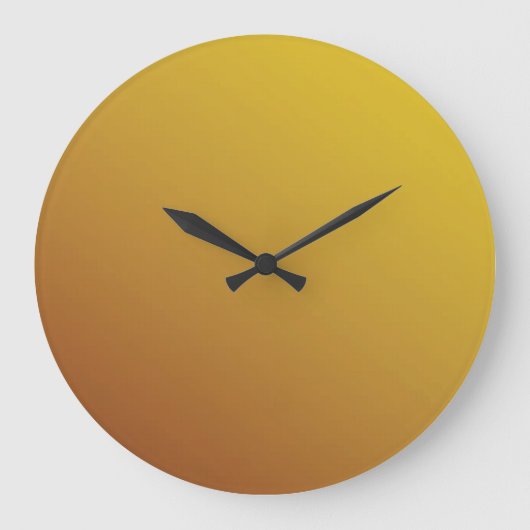 Gold Hexagon: Glitzer geometrischer Hintergrund. Große Wanduhr (Vorderseite)