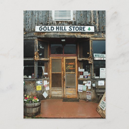 Gold Hill, Colorado, General Store Postkarte (Vorderseite)