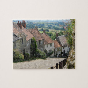 Gold Hill, Shaftesbury, Dorset, England Puzzle