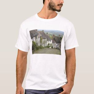 Gold Hill, Shaftesbury, Dorset, England, Vereinigt T-Shirt