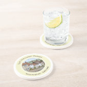 Gold Hill Shaftesbury Dorset England Watercolor Getränkeuntersetzer (Seite)