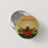 Gold Hintergrund mit Pine Tree und Saint and Fat Button (Vorne & Hinten)