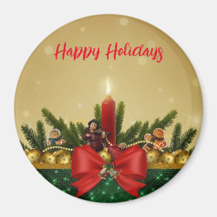 Gold Hintergrund mit Pine Tree und Saint and Fat Magnet