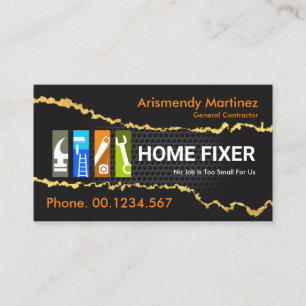 Gold-Hintergrundpapier über Drahteinlagen Visitenkarte