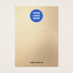 Gold Hinzufügen Ihrer Logo-Werbekarte