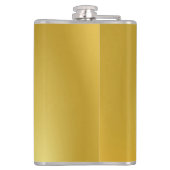 Gold Hole in One Classic Golf Personalisiert Flachmann (Rückseite)