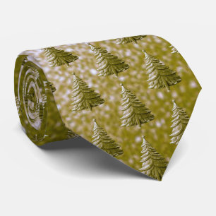 Gold Holiday Weihnachtsbaum Neck Tie Krawatte