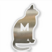 Gold Holidays Vibe Aufkleber (Vorderseite)