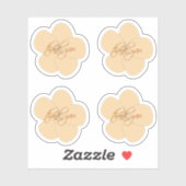 Gold Holidays Vibe Aufkleber (Blatt)