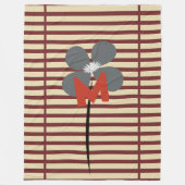 Gold Holidays Vibe Fleecedecke (Vorderseite)