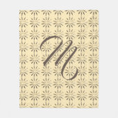 Gold Holidays Vibe Fleecedecke (Vorderseite)