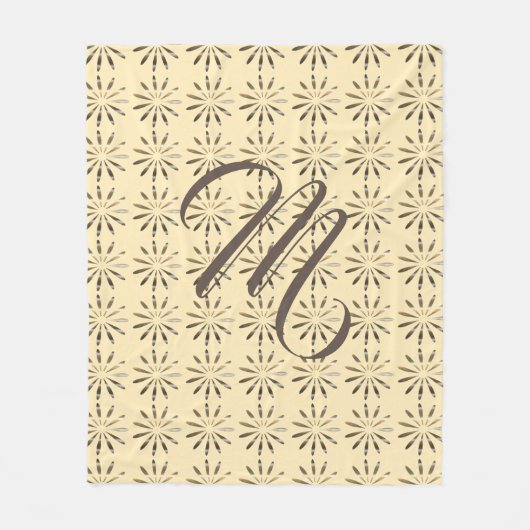 Gold Holidays Vibe Fleecedecke (Vorderseite)