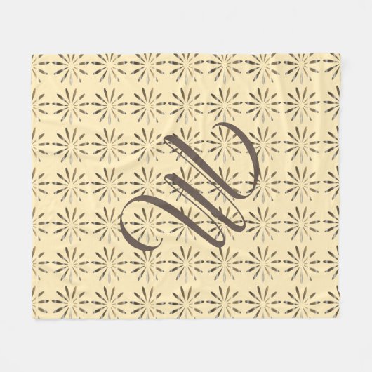 Gold Holidays Vibe Fleecedecke (Vorderseite (Horizontal))