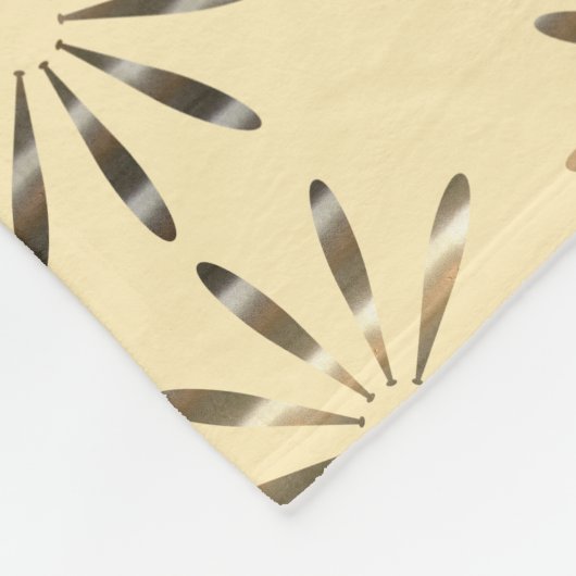 Gold Holidays Vibe Fleecedecke (Ecke)