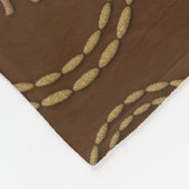 Gold Holidays Vibe Fleecedecke (Ecke)