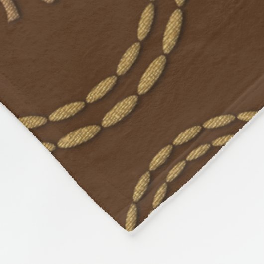 Gold Holidays Vibe Fleecedecke (Ecke)