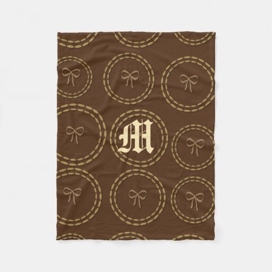 Gold Holidays Vibe Fleecedecke (Vorderseite)