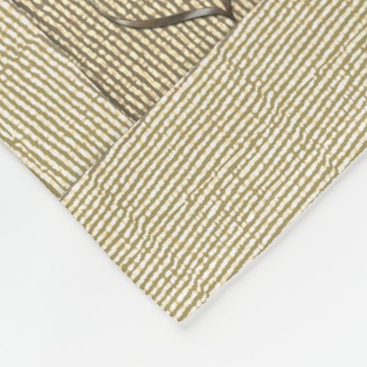 Gold Holidays Vibe Fleecedecke (Ecke)