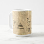 Gold Holidays Vibe Kaffeetasse (Vorderseite Links)