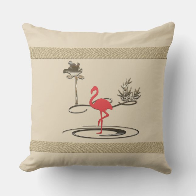 Gold Holidays Vibe Kissen (Vorderseite)