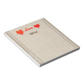 Gold Holidays Vibe Notizblock (angewinkelt)