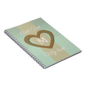 Gold Holidays Vibe Notizblock (Rechte Seite)