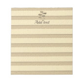 Gold Holidays Vibe Notizblock (Vorderseite)