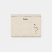 Gold Holidays Vibe Post-it Klebezettel (Vorderseite)